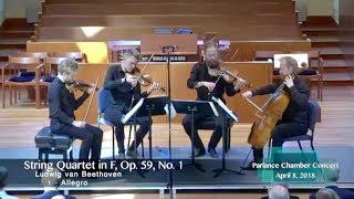 Danish String Quartet Beethoven’s String Quartet in F Op 59 No 1 [upl. by Damour827]