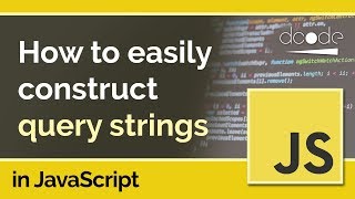 URLSearchParams in JavaScript  Constructing Query Strings [upl. by Jordain230]