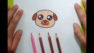 Como dibujar un perro paso a paso 41  How to draw a dog 41 [upl. by Eob698]