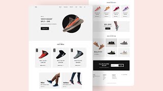 Responsive Ecommerce Website Using HTML CSS JavaScript  Mobile First [upl. by Even]