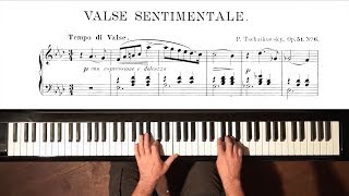 Tchaikovsky “Valse Sentimentale” P Barton FEURICH 218 piano [upl. by Columbine]