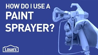 How Do I Use a Paint Sprayer  DIY Basics [upl. by Ardnikal63]