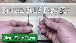 How to Remove a Broken Bolt or Broken Screw [upl. by Gaal]