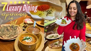 7 BEST Restaurants in Mumbai  LUXURY DINING experiences [upl. by Atiniuq]