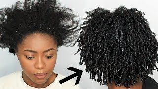 Finger Coils on 4C Natural Hair First Impression [upl. by Akinna881]