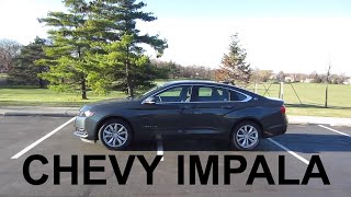 2018 Chevy Impala LT V6  review walk around and test drive  100 rental cars [upl. by Hilly]