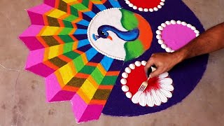 Beautiful 3D rangoli for Diwali [upl. by Demetrius164]