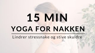 Enkle yoga øvelser for stive skuldre og vond nakke  Akaal Yoga [upl. by Portie]