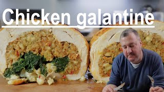 Learn how to make the classic French dish of Chicken Galantine [upl. by Abagail496]