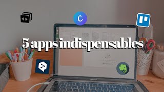 5 applis indispensables pour étudier amp travailler  📒 [upl. by Enelegna]