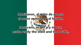 National anthem of Mexico  Himno Nacional Mexicano ESEN lyrics [upl. by Eikcin]