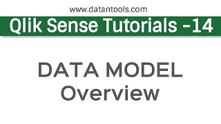 Qlik Sense Tutorials  QlikSense Data Model Overview  data model qlik sense [upl. by Worl809]