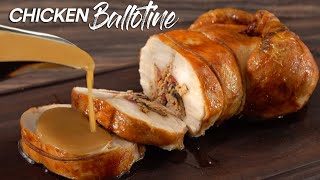 This chicken has NO BONES Its easy fancy and delicious Ballotine [upl. by Nialb87]