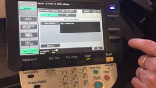 Konica Minolta How to update Scan to Email Settings C220283 Series [upl. by Odyssey69]