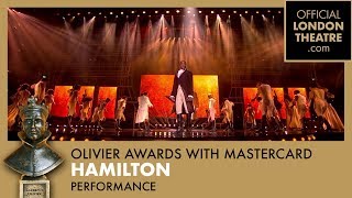 The West End cast of Hamilton perform Alexander Hamilton  Olivier Awards 2018 with Mastercard [upl. by Acissaj]