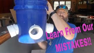 Gravity Chicken Feeder DIY Dont Make these Mistakes [upl. by Berns]