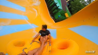 4K Colossal Curl Water Thrill Ride  Water County USA  Water Park [upl. by Omari]