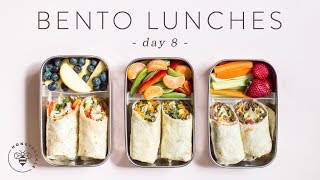 3 Healthier BENTO BOX Lunch Ideas 🐝 DAY 8  HONEYSUCKLE [upl. by Laks42]