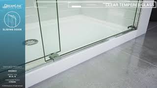 DreamLine Essence Shower Door  Sliding Opening [upl. by Margeaux]