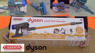 Dyson V8 Cord Free Toy Vacuum By Casdon Unboxing amp Demonstration [upl. by Sauls433]