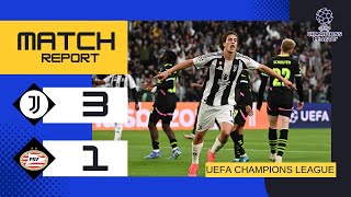 Juventus 31 PSV  UEFA Champions League 202425  juventus psv [upl. by Selby]