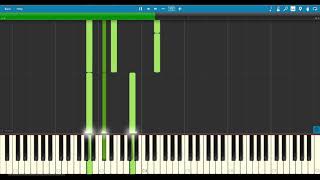 Avatar Leaves From the Vine Piano Tutorial  Synthesia [upl. by Nepean]