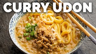 Easy 15 Minute Curry Udon One Pot Recipe [upl. by Rosalyn]