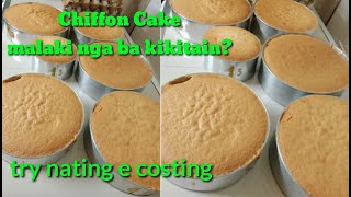 How to bake Chiffon Cake amp Costing  Chiffon Cake Recipe [upl. by Spohr]