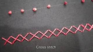 Cross Stitch Beginner Hand Embroidery  Cutesy [upl. by Rimaa679]