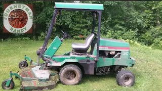 Ransomes mower deck repair [upl. by Neffirg489]