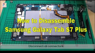 How to Disassemble SMT975N Samsung Galaxy Tab S7 Plus [upl. by Davin797]