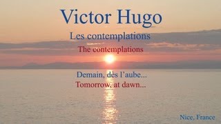 French Poem  Demain dès laube by Victor Hugo  Slow Reading [upl. by Arihk]