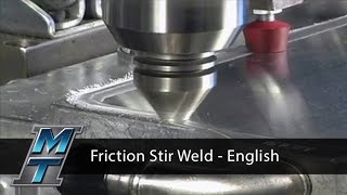 Friction Stir Welding Demonstration  English [upl. by Melentha]