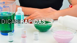 DICAS RÁPIDAS  Como fazer Slime [upl. by Jason]