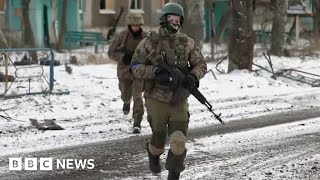 Ukraine frontline fighting Russian forces attack Vuhledar  BBC News [upl. by Frannie]