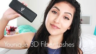 Is It Worth the Hype Younique 3D Fiber Lashes Mascara Review [upl. by Arlee]