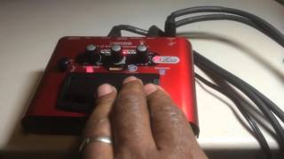 Demo featuring Boss VE2 Vocal Harmonist pedal [upl. by Towland]