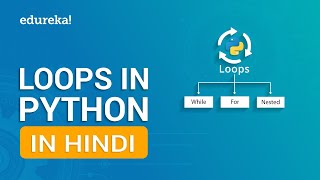 Python Loops in Hindi  Python Tutorial for Beginners in Hindi  Edureka Hindi [upl. by Asile]