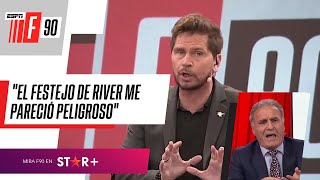 quotEL FESTEJO DE RIVER ME PARECIÓ PELIGROSOquot el Pollo Vignolo CRÍTICO tras EL SUPERCLÁSICO en F90 [upl. by Karissa]