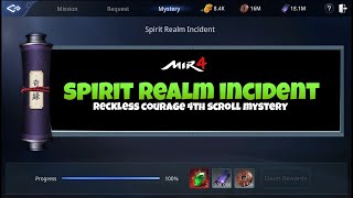 Spirit Realm Incident Mystery 4th Scroll  MIR4 [upl. by Gibson750]