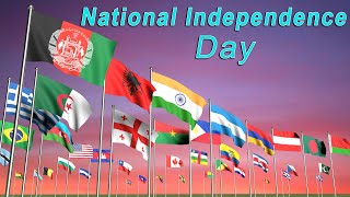 National independence days of all Countries in the world [upl. by Patman878]