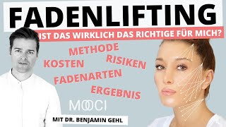 Fadenlifting  Methode Kosten Risiken Ergebnis [upl. by Hillie369]