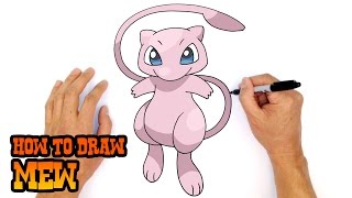 How to Draw Pokemon  Mew [upl. by Readus131]