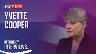 Beth Rigby InterviewsYvette Cooper [upl. by Notsirb]