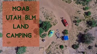 Moab Utah BLM Land Camping  Dispersed Camping [upl. by Tammara]