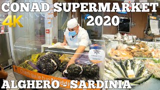 CONAD SUPERMARKET TOUR  ALGHERO SARDINIAITALY  4K [upl. by Clapp]