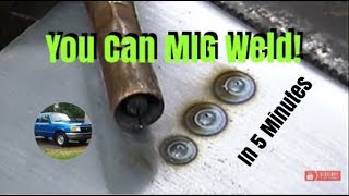 Learn How to MIG Weld Automotive Sheet Metal in 5 Minutes [upl. by Fulmis]