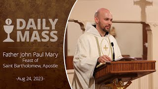 Catholic Daily Mass  Daily TV Mass  August 24 2023 [upl. by Alliuqaj876]