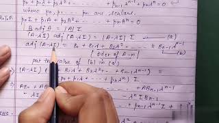 Cayley Hamilton theorem proof with example [upl. by Raddy]