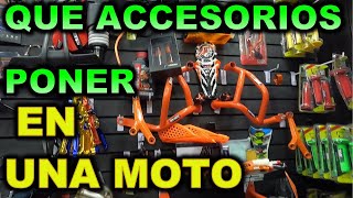 QUE ACCESORIOS PONER EN UNA MOTO Y DONDE ENCONTRARLOS BLITZ RIDER [upl. by Winfred]